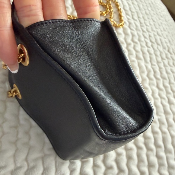Celine Black Mini Bag with Gold Chain - Picture 5 of 8